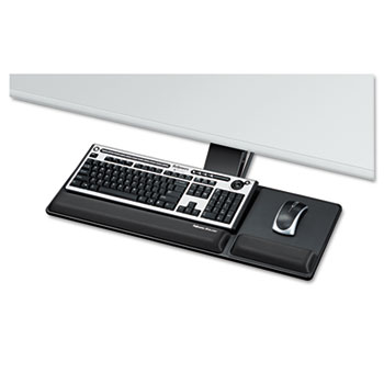 Designer Suites Compact Keyboard Tray, 19w x 9-1/2d, Black