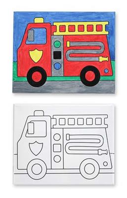 Canvas Creations - Fire Truck