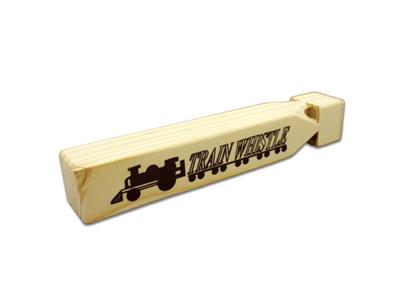 Wooden train whistle