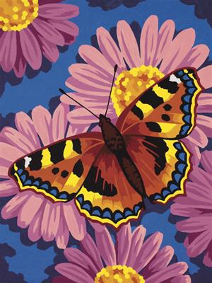 Butterfly Blossom Paint By Number Kit - 9" x 12