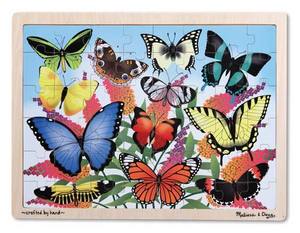 Butterfly Garden Wooden Jigsaw Puzzle - 48pc