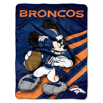 Broncos -Disney 45x60 Micro Raschel Throw