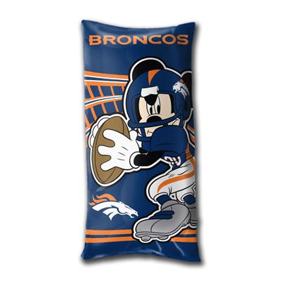 Broncos -Disney 18x36 Folding Body Pillow