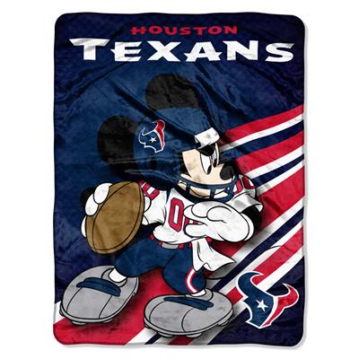 Texans -Disney 45x60 Micro Raschel Throw
