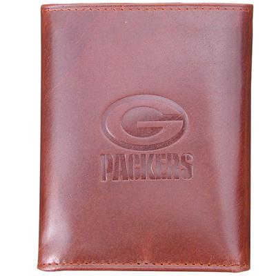 Packers Embossed Leather Wallet