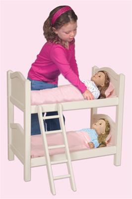 Doll Bunk Bed- White
