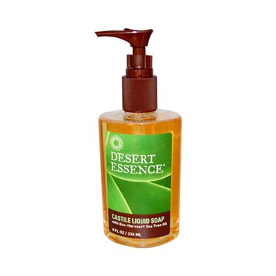 Desert Essence Castile Liquid Soap with Organic Tea Tree Oil - 8 fl oz