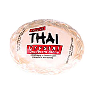 Thai Deodorant Stone Thai Crystal Deodorant Soap in Basket - 1 Bar