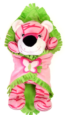 Blanket Babies - 11" Pink Tiger In Case Pack 12