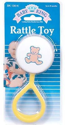 Boy/Girl Rattle Assorted Case Pack 6