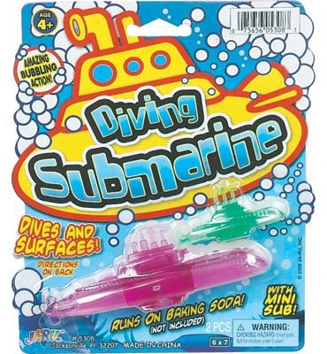 Diving Submarine - 2 Pieces Case Pack 12