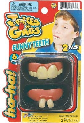 Ja-Ru Jokes & Gags Funny Teeth 2 Pack Case Pack 12