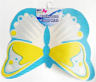 Non-Slip Butterfly Shaped Bath Mat Case Pack 48