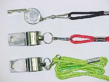 Metal Whistle Necklace Case Pack 300
