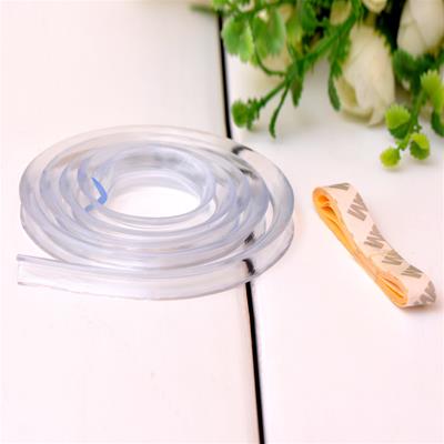 soft silicone Baby safety Table Edge Corner Cushion Strip Baby Safety Corner protector White