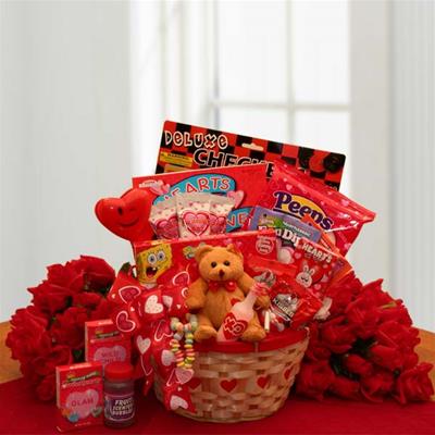 My Little Valentine Children's Gift Basket