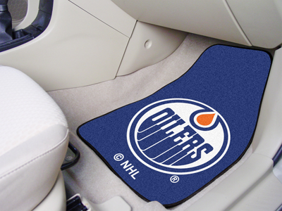 National Hockey League Edmonton Oilers 2-pc Printed Carpet Car Mats 18""x27""