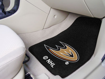 National Hockey League Anaheim Ducks 2-pc Printed Carpet Car Mats 18""x27""