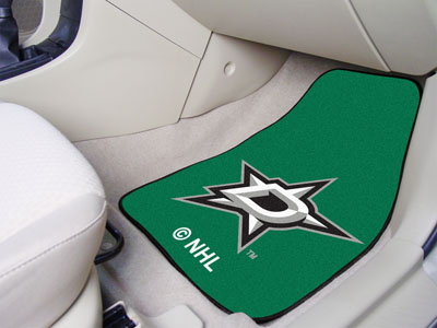 National Hockey League Dallas Stars 2-pc Printed Carpet Car Mats 18""x27""