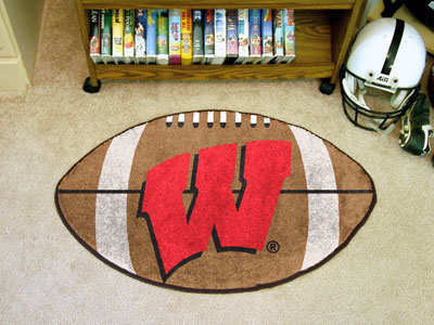 Wisconsin Football Rug 22""x35""