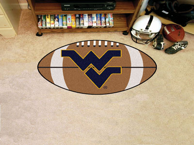 West Virginia Football Rug 22""x35""