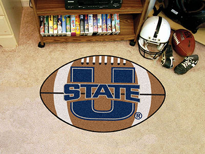 Utah State Football Rug 22""x35""