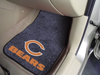 National Football League Chicago Bears 2-piece Carpeted Car Mats 18""x27""