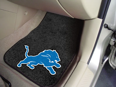 National Football League Detroit Lions 2-piece Carpeted Car Mats 18""x27""