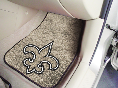 National Football League New Orleans Saints 2-piece Carpeted Car Mats 18""x27""