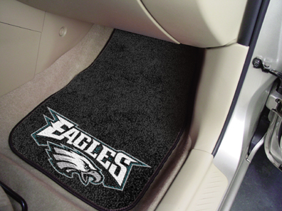 National Football League Philadelphia Eagles 2-piece Carpeted Car Mats 18""x27""