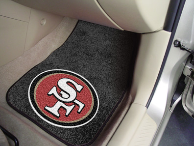 National Football League San Francisco 49ers 2-piece Carpeted Car Mats 18""x27""