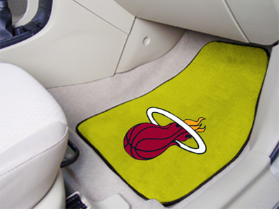 NBA - Miami Heat 2-piece Carpeted Car Mats 18""x27""