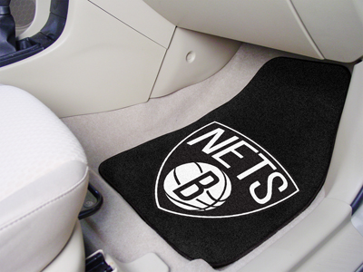 NBA - Brooklyn Nets 2-piece Carpeted Car Mats 18""x27""