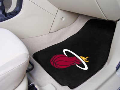 NBA - Miami Heat 2-piece Carpeted Car Mats 18""x27""
