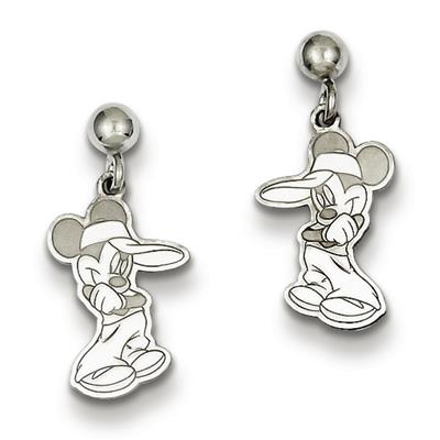 Disney Mickey Earrings in Sterling Silver - Post W/ Back - Amazing