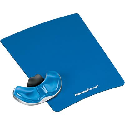 FELLOWES 9180601 Gliding Palm Support with Microban(R) Protection (Blue Gel)