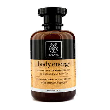 Body Energy Energizing Bath And Shower Gel with Ginger & Orange