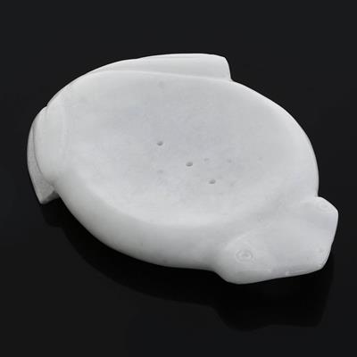 Home Accessories Bath Soap Holder Marble Stone Frog Artwork