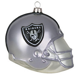 Oakland Raiders 3" Helmet Ornament