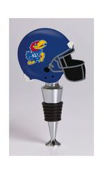 Kansas Jayhawks Football Helmet Wine Bottle Stopper