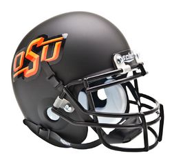 Oklahoma State Cowboys Schutt Mini Helmet - Black Alternate Helmet #3