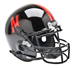 Nebraska Huskers Schutt Mini Helmet - Black Alternative