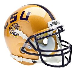 LSU Tigers Schutt Mini Helmet - Alternate Helmet