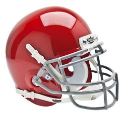 Ohio State Buckeyes Schutt Mini Helmet - Scarlet Alternate Helmet