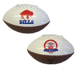 Buffalo Bills AFL 50th Anniversary Mini Size Football