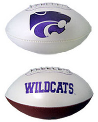 Kansas State Wildcats Full Size Embroidered Signature Football