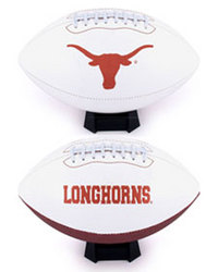 Texas Longhorns Full Size Embroidered Signature Football