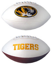 Missouri Tigers Full Size Embroidered Signature Football