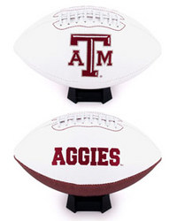 Texas A&M Aggies Full Size Embroidered Signature Football