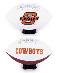 Oklahoma State Cowboys Full Size Embroidered Signature Football